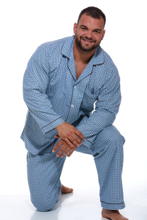Pánské pyžamo, flanel PAPM130