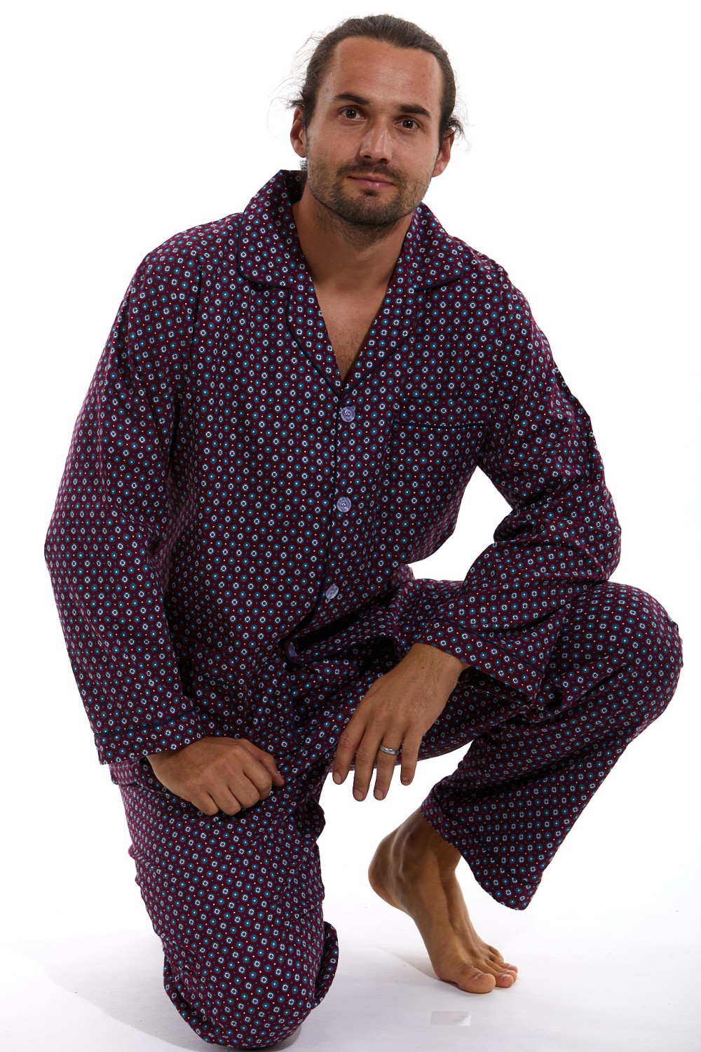 Pánské pyžamo, flanel