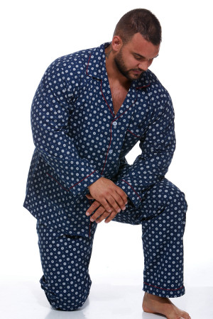 Pánské pyžamo, flanel PAPM128