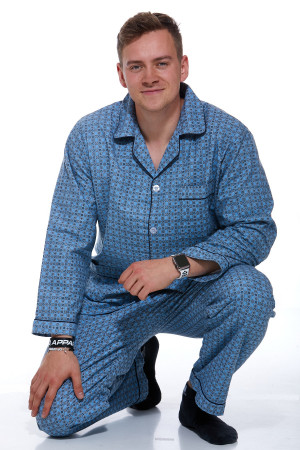 Pánské pyžamo, flanel 1P0480