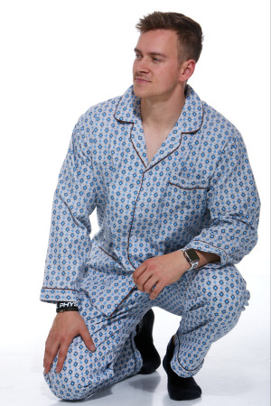 Pánské pyžamo, flanel 1P0451