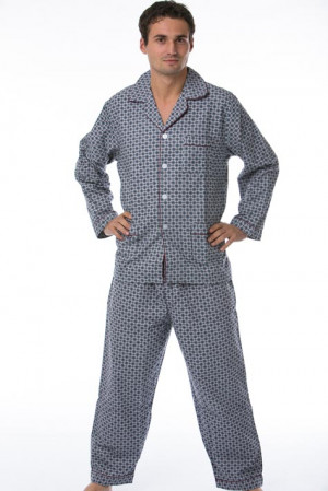 Pánské pyžamo, flanel 1P0448