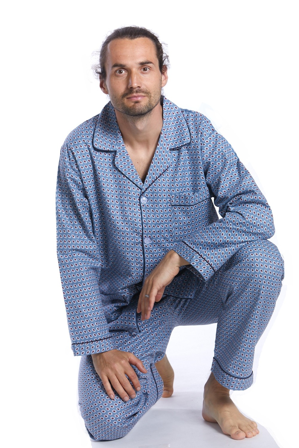 Pánské pyžamo, flanel