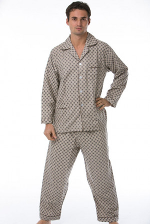Pánské pyžamo, flanel 1P0449