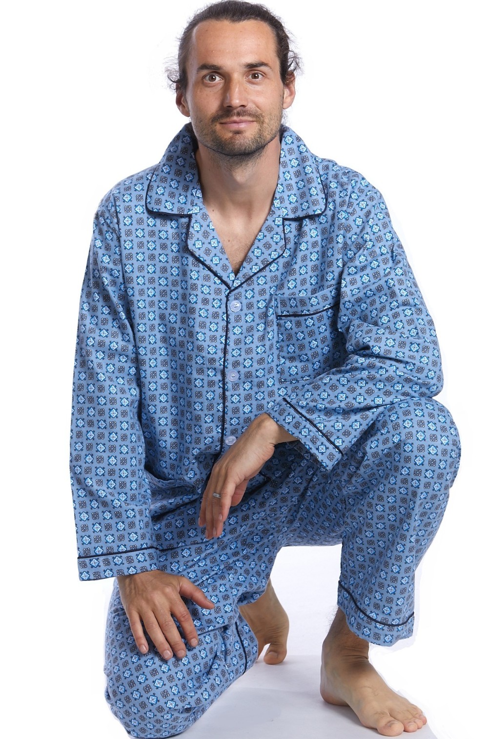 Pánské pyžamo, flanel