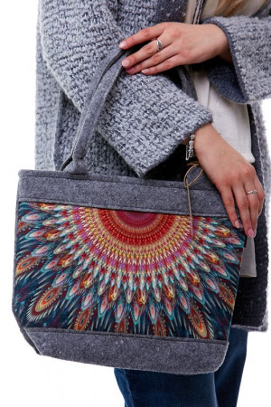 Kabelka Felt Bag - Mandala 1KA0006