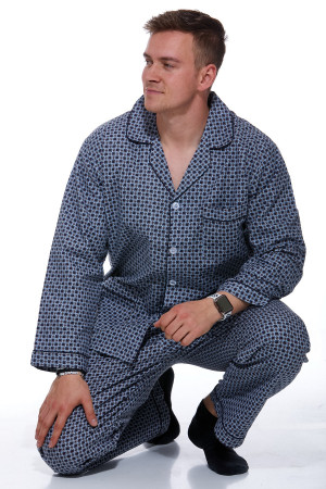 Pánské pyžamo flanel 1P0675