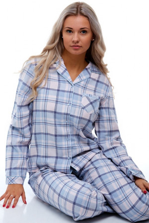 Pyžamo pro ženu z flanelu 1B0681