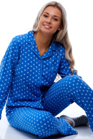 Pyžamo pro ženu z flanelu 1B0679