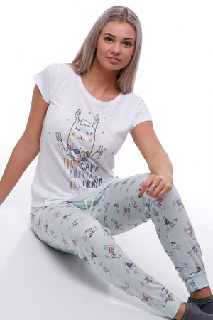 Dámské pyžamo Lama 1B0709