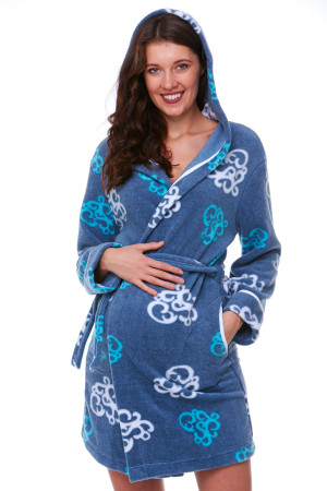 Župan do porodnice fleece 1W0282