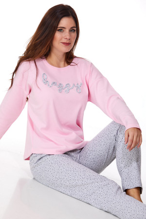 Dámské pyžamo comfort teplé 1B0992