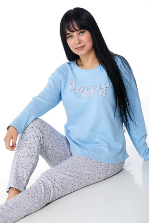 Dámské pyžamo comfort teplé 1B0987