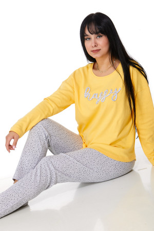 Dámské pyžamo comfort teplé 1B0984