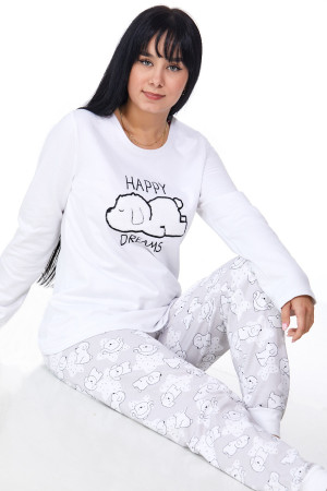 Dámské pyžamo comfort teplé 1B1009