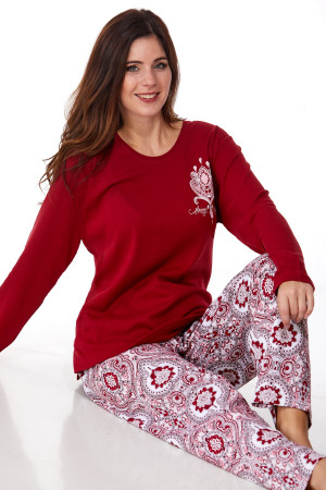 Dámské pyžamo comfort teplé 1B0998