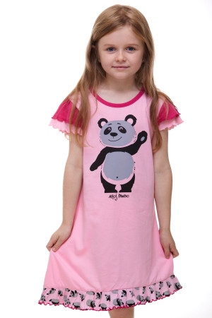 Dívčí noční košilka panda 1F0526