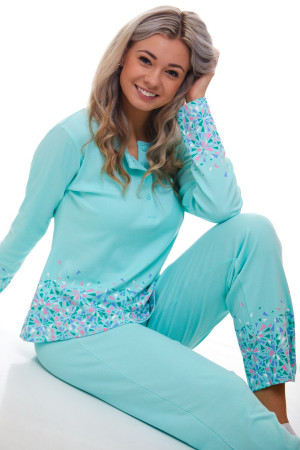 Dámské pyžamo comfort teplé 1B1025