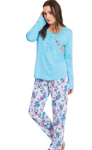 Dámské pyžamo comfort flower 1B1092