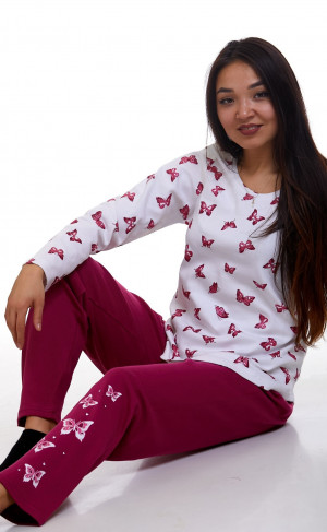 Dámské pyžamo comfort beautiful - teplé 1B1072