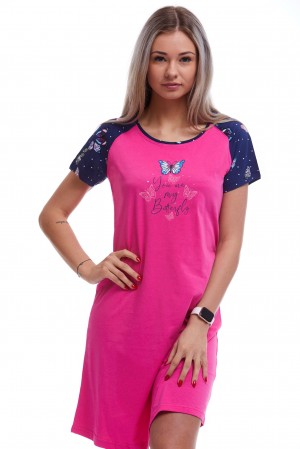 Košilka na spaní pro ženy či dívky butterflies 1C2530