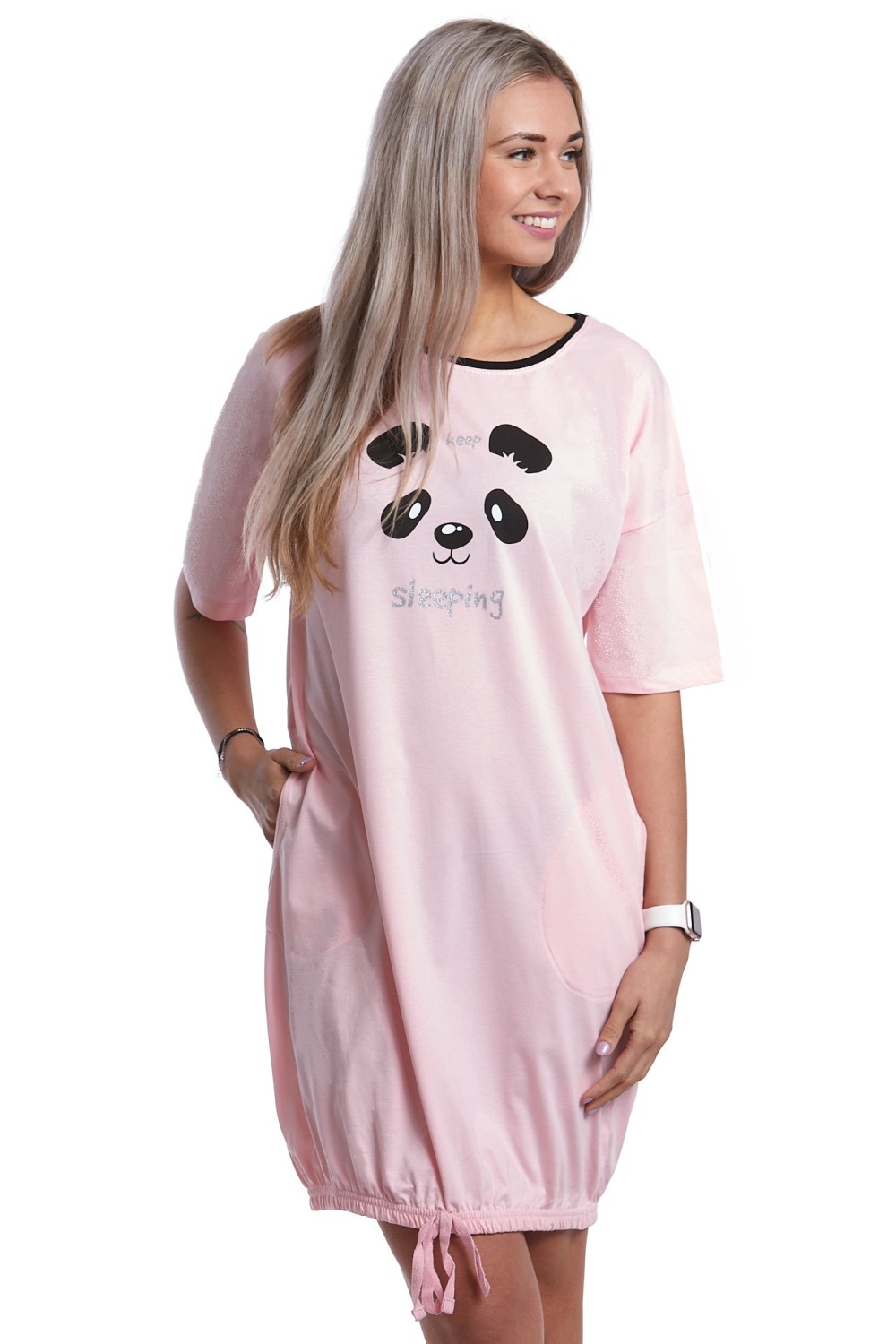 Košilka na spaní pro ženy či dívky Panda 1C2473