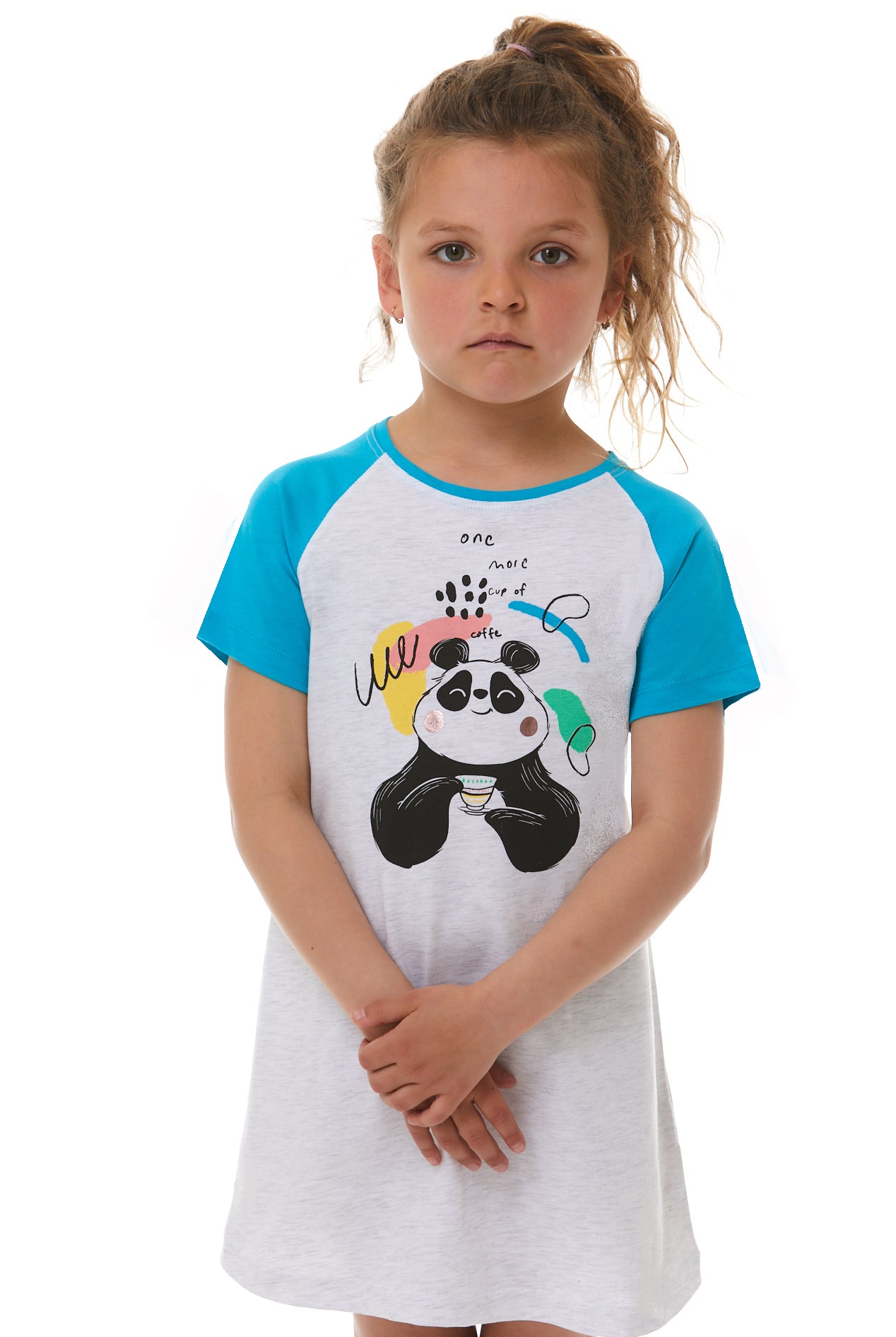 Košilka noční pro holčičky s pandou