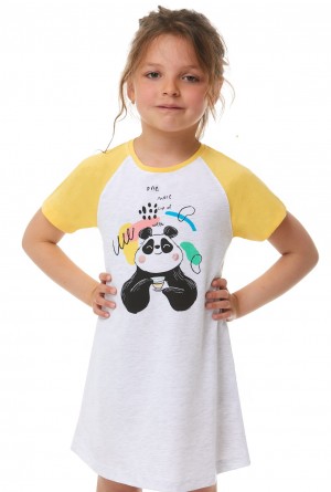 Dívčí košilka na spaní Panda