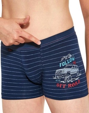 Chlapecké boxerky - Cornette s autem 1Y0007