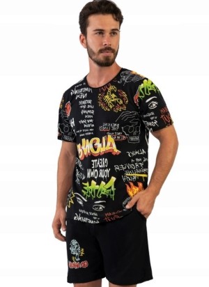 Pyžamo pro muže Grafity 1P1249