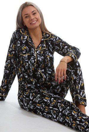 Elegantní pyžamo pro ženy Motýlci 1B1323