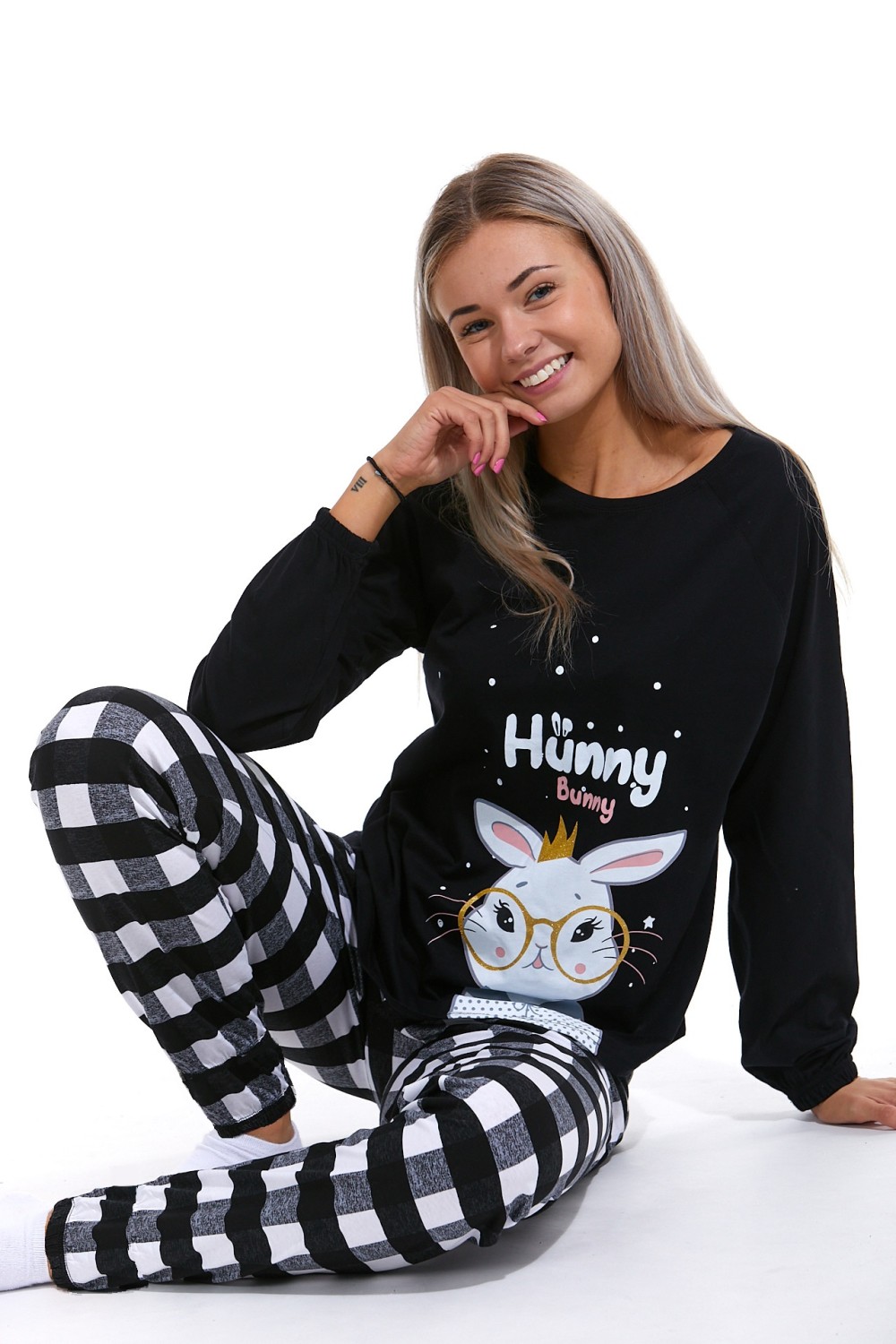 Pyžamo comfort pro ženy či dívky Králíček 1B1398