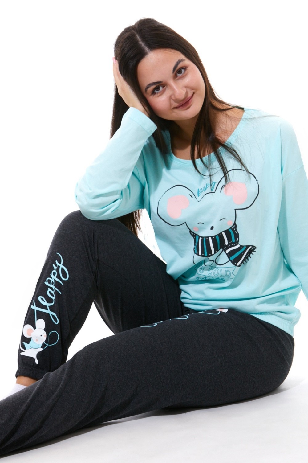 Pyžamo comfort pro ženy či dívky Myška 1B1393