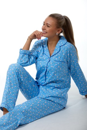 Elegantní pyžamo pro ženy - flanel