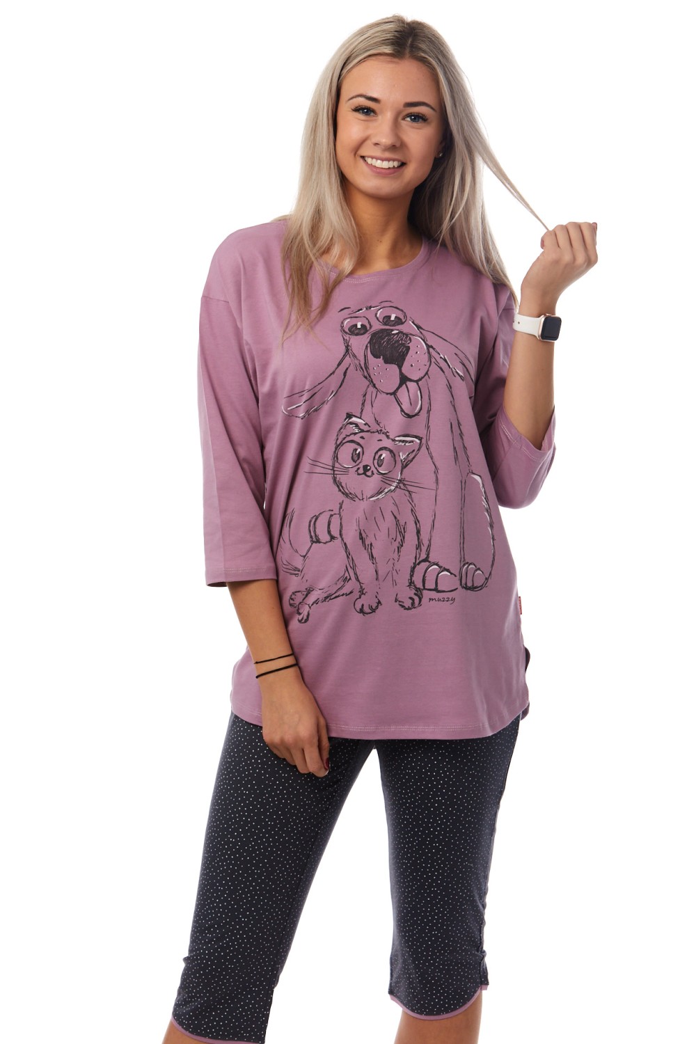 Dámské pyžamo luxusní Pets 1B1440