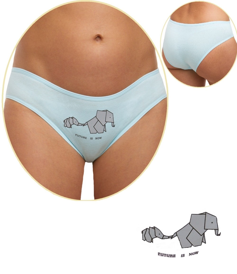 Modré dívčí kalhotky Elephants