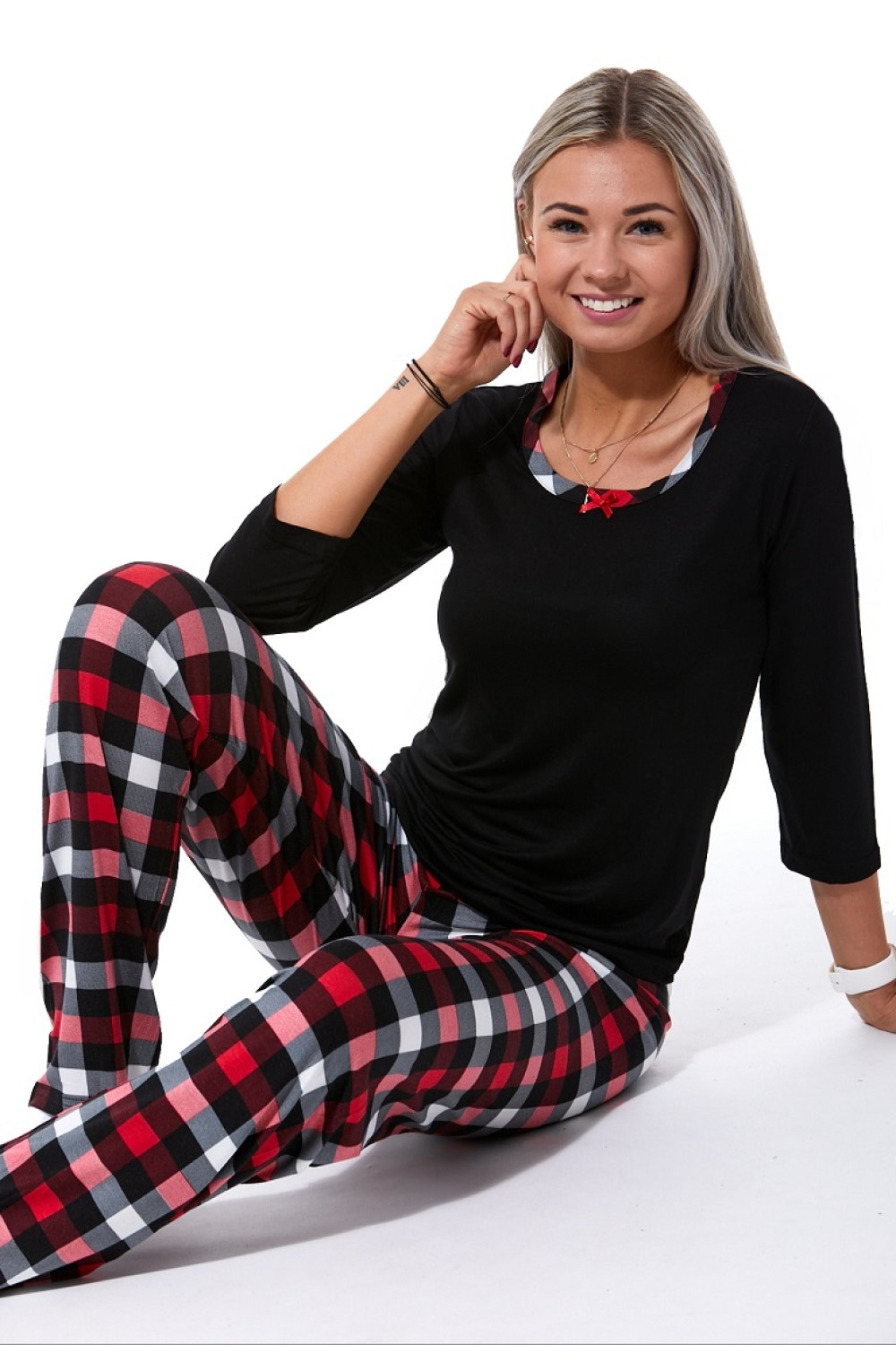 Dámské jemné luxusní pyžamo 1D1047