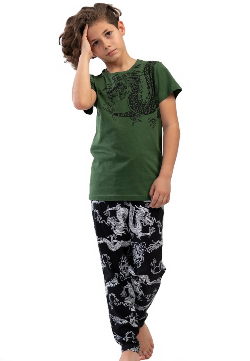 Pyžamo pro kluky s drakem 1F0771