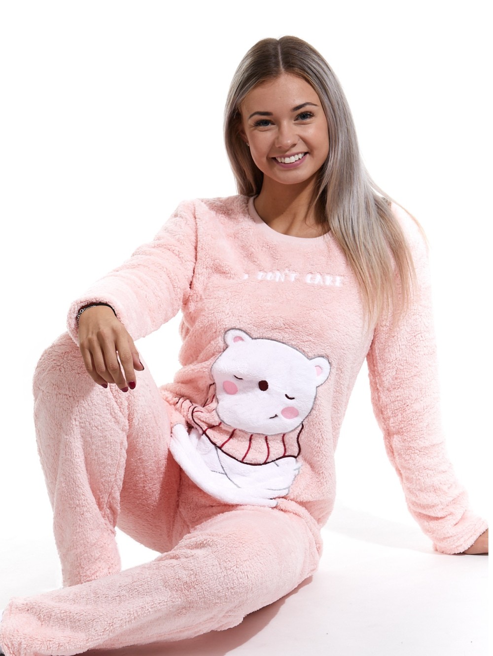 Huňatá souprava na zimu pro ženy Lední medvídek