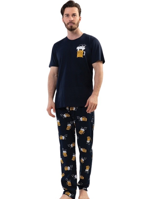Pyžamo pro muže s půllitrem piva