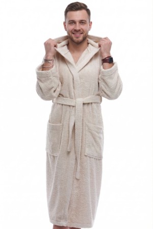 Pánský župan froté béžový