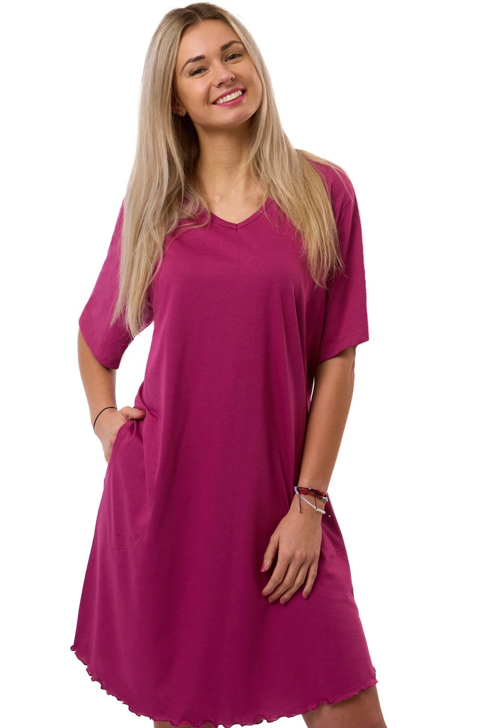 Dámská noční košilka z jemné bavlny